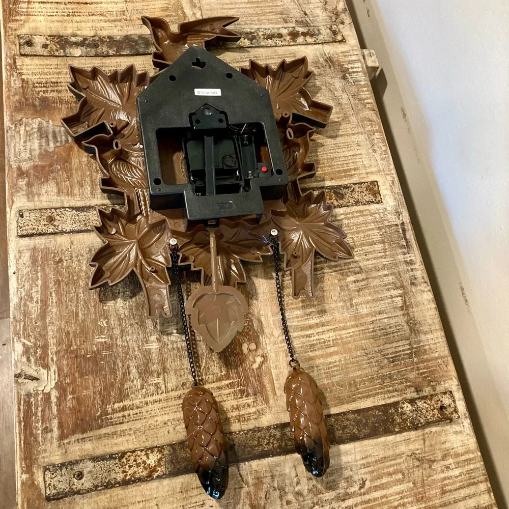 Vintage Plastic Telesonic Cuckoo Clock Broken! Black Forest